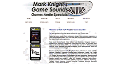Desktop Screenshot of gamesounds.co.uk